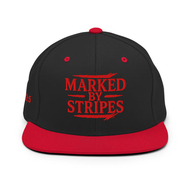 Black and red Christian snapback – bold red embroidery